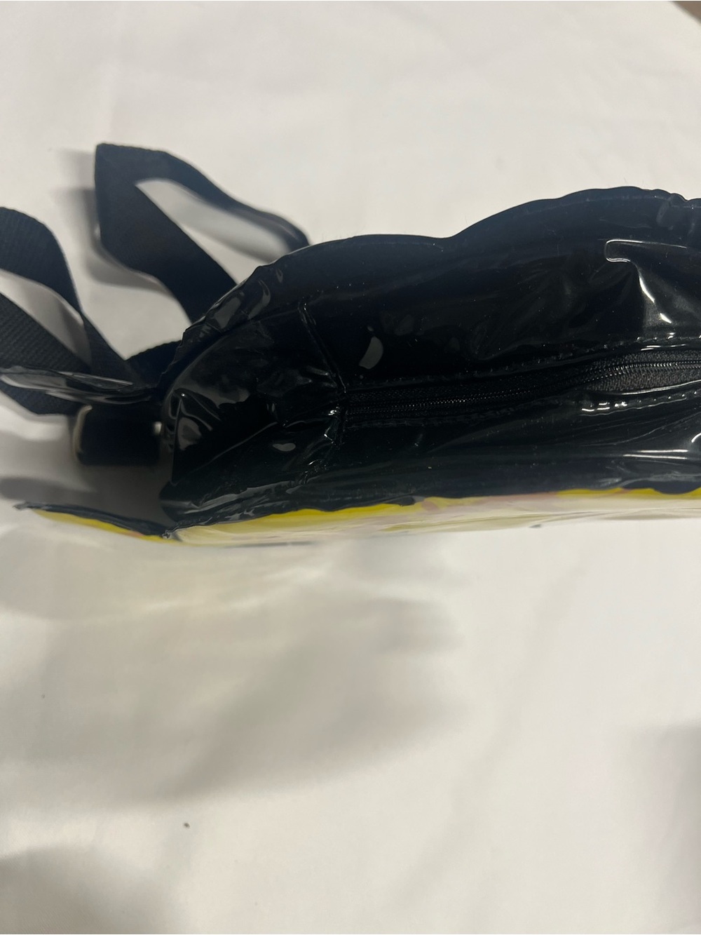 Black Vinyl Barbie Mini Backpack Barbie Head Profile FAO Schwarz RARE - Picture 7 of 11